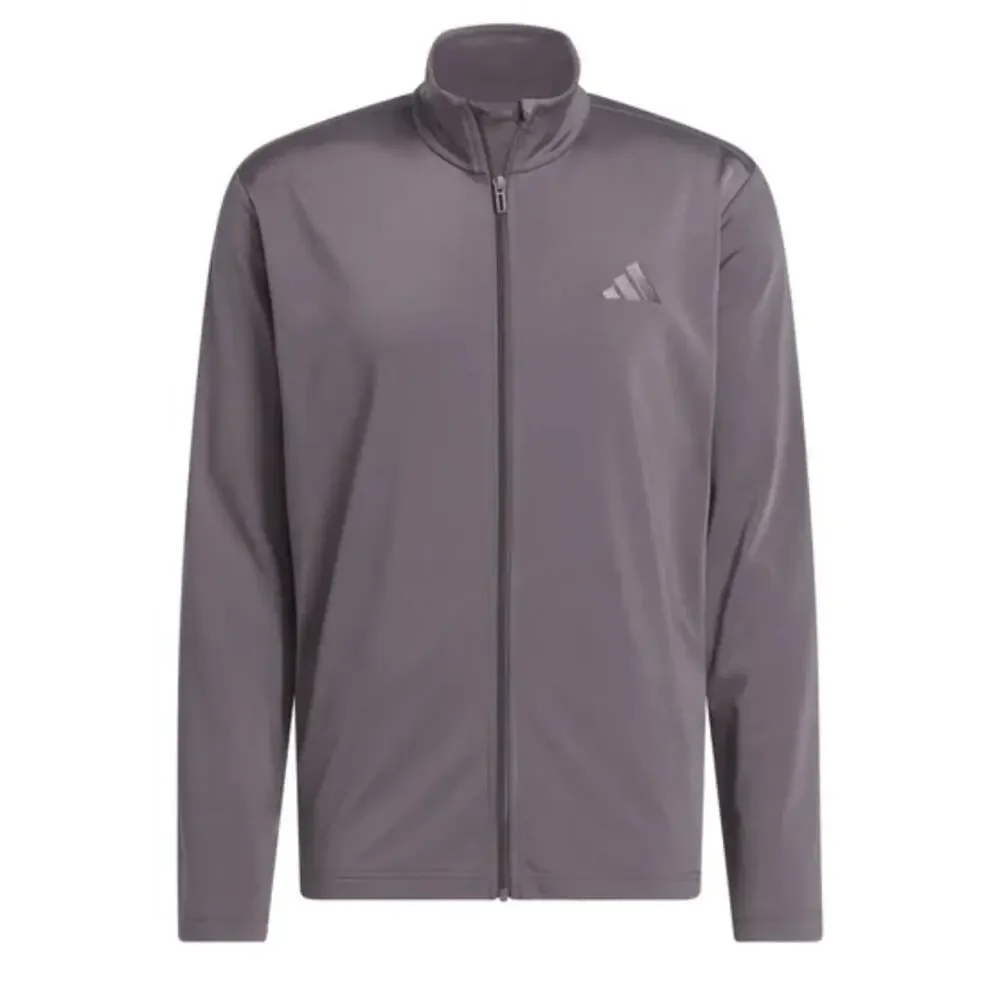 adidas Men’s Grey Tricot Track Jacket - Size L - NWT